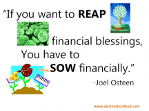 Reap Financial Blessings