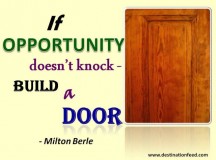 Quote for the Day: Opportunity