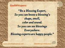 Be a Blessing Expert