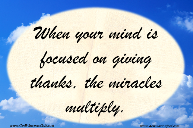 Quote for the Day: Multiply Miracles