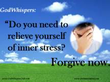 Quote for the Day: Relieve Yourself of Inner Stress