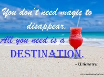 Quote for the Day: You don’t need magic to disappear