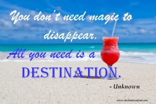 Quote for the Day: You don’t need magic to disappear