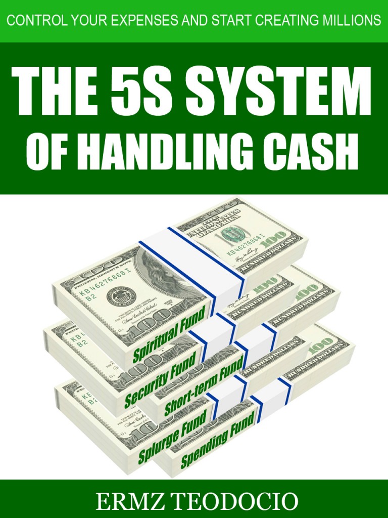 THE 5S SYTEM OF HANDLING CASH - Bonus Working Worksheet THE 5S SYSTEM OF HANDLING CASH_book cover