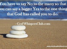 Quote for the Day: Saying a bigger Yes
