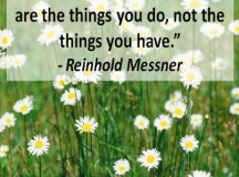 Quote for the Day: The Things You Do