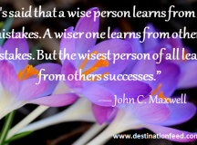 Quote of the day: Learn from others